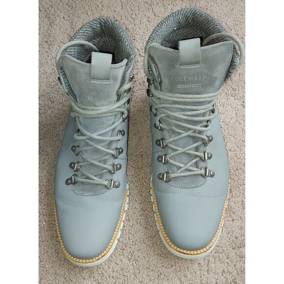 Cole Haan Men's Zerogrand Gray Leather Chukka Ankle Hiking Boot 10 - Picture 3 of 9